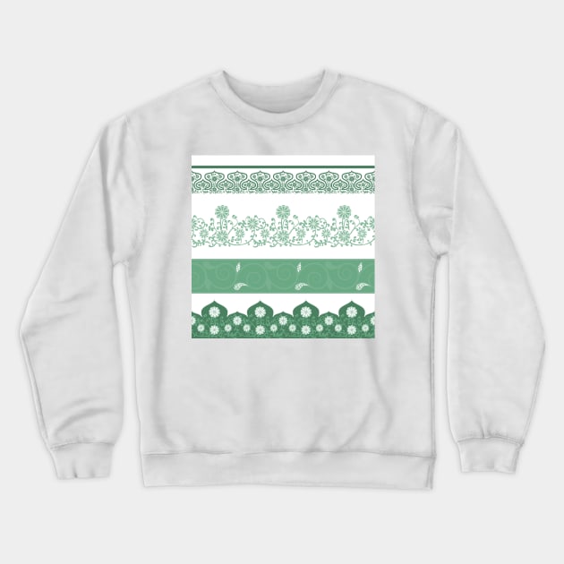 Elegant emerald china Crewneck Sweatshirt by hamptonstyle